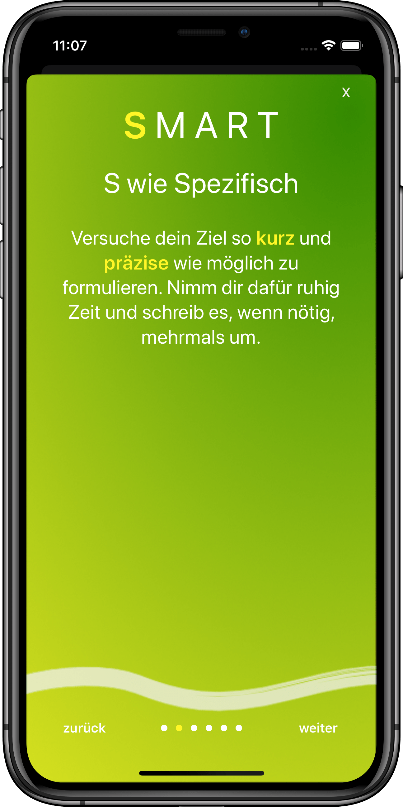 Zielsetzungs App GoalJo